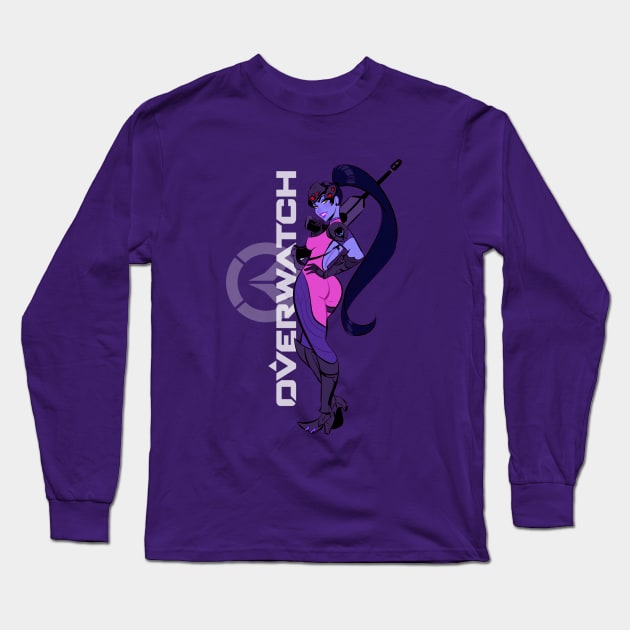 Widowmaker Long Sleeve T-Shirt by ImmarArt